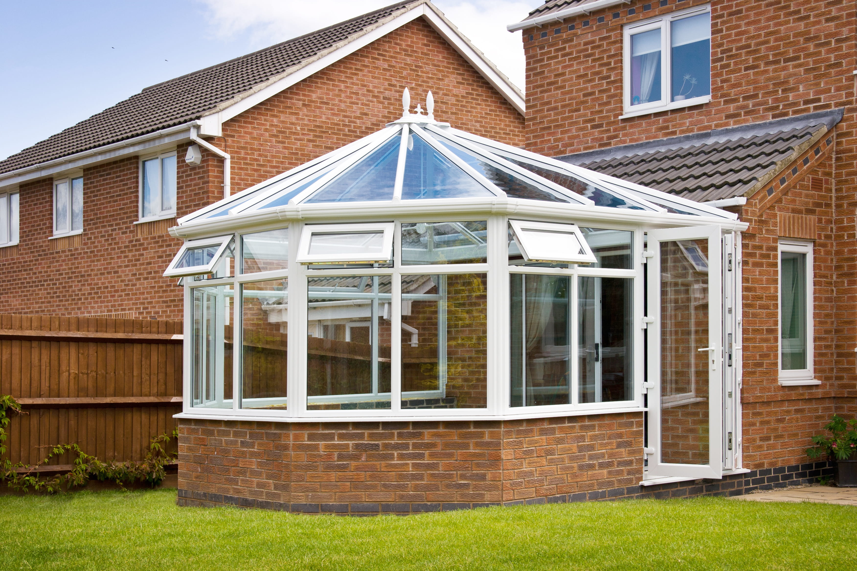 A Victorian-style uPVC conservatory